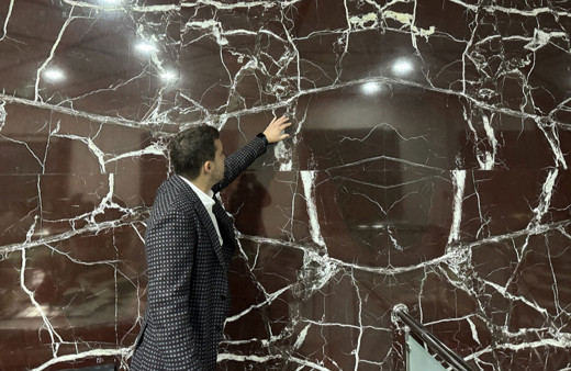 Dubai'de lüks villalarda Elazığ vişne mermeri kullanılacak