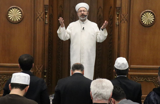 Diyanet İşleri Başkanı Ali Erbaş, şehit Mehmetçikler için dua etti
