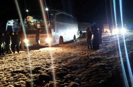 Erzurum - Erzincan kara yolu yeniden ulaşıma açıldı