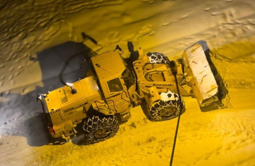 Hakkari'de kar kalınlığı 30 santimetreyi buldu!