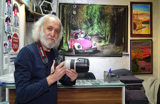 Hem profesyonel fotoğrafçı hem de ressam