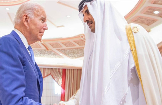 ABD Başkanı ve Katar Emiri Gazze'yi görüştü!