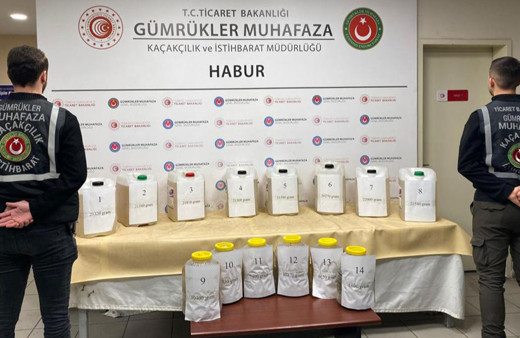 Habur'da 27 kilogram metamfetamin ele geçirildi!