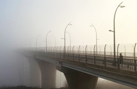 Karabük'te yoğun sis hem tehlike oluşturdu hem de eşsiz manzara sundu