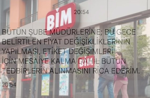 BİM'in 'zam' mesajı ifşa oldu! Asgari ücrete zam geldi sabaha kadar etiketleri değiştirin...