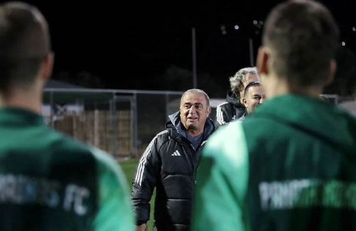 Fatih Terim, Panathinaikos ile ilk antrenmanına çıktı