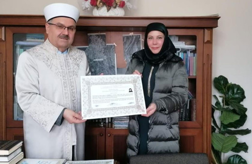 Ukrayna vatandaşı Stakhovska Müslüman oldu oldu