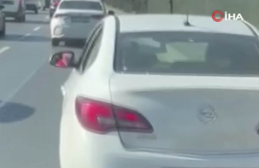 Beşiktaş'ta bir kadın otomobilin içinde darp edildi! O anlar kamerada