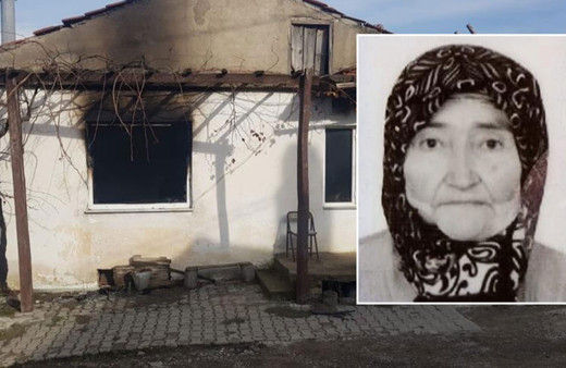 81 yaşındaki kadın yangında hayatını kaybetti!