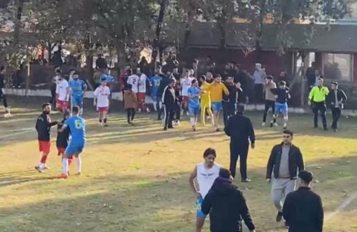 Amatör Lig maçı kavga nedeniyle tatil edildi!