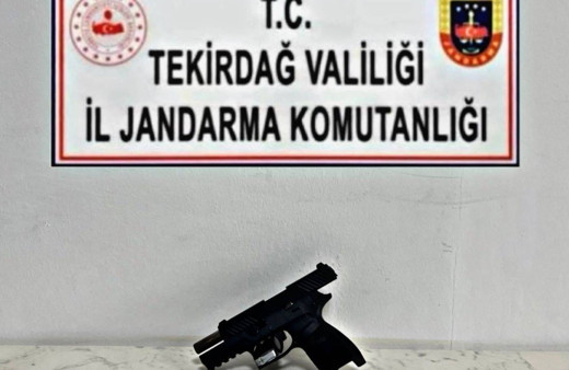 Kuru sıkıdan bozma tabanca ele geçirildi