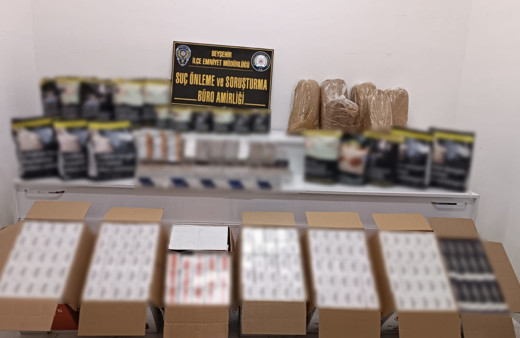 Konya'da kaçak tütün operasyonu yapıldı