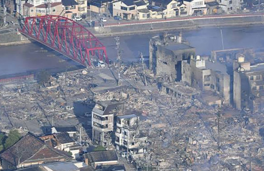 Japonya'daki 7.6'lık deprem anının dehşete düşüren görüntüleri! İnsanların rahatlığına bakın