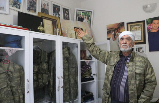 Evladı şehit olan baba alkolü bıraktı! Şehit oğlunun odası depremde hiç zarar görmedi