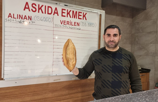 Tarihi fırında 9 yılda 133 bin askıda ekmek dağıtıldı