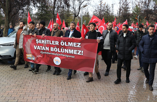 Elazığ'da "Teröre Lanet Yürüyüşü" düzenlendi