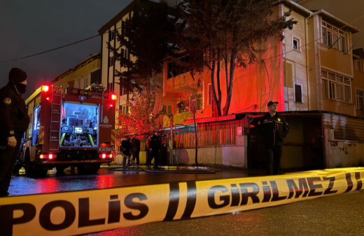 İstanbul'da patlayan doğal gaz borusu yangına yol açtı!