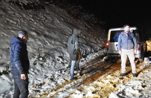Bitlis’te mahsur kalan 10 kişi İl Özel İdare tarafından kurtarıldı