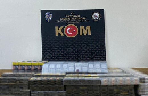 Siirt'te 2 bin 70 adet kaçak sigara ele geçirildi: 5 gözaltı