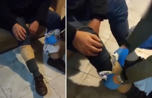 Uyuşturucuyu beline ve bacaklarına sarmış!