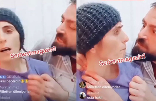 TikTok rezaleti! Canlı yayınında eşine şiddet uyguladı! Kadın, kocasına kafa atarak kurtarabildi