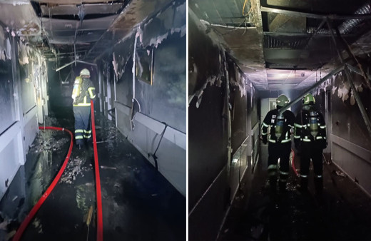 Batman'da özel hastanede yangın çıktı!