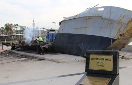 O savaş gemisi ömrünü tamamladı! Kıbrıs harekatınının ganimetiydi