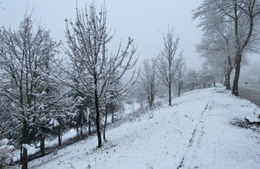 Düzce’de 26 köy yolu kar nedeniyle kapalı