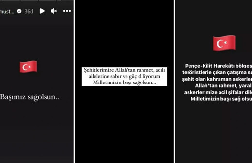 Ünlüler teröre lanet okudu! Sosyal medyadan paylaştılar