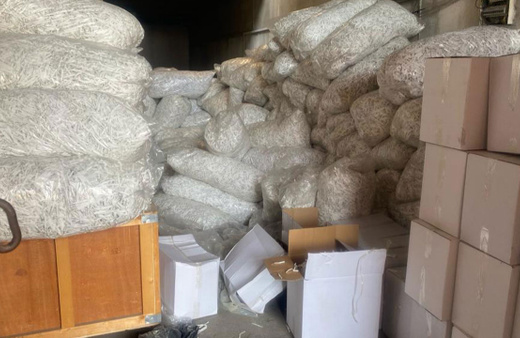 Adana'da 40 milyon 480 bin makaron ele geçirildi