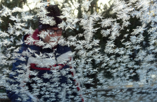 Yozgat buz kesti, termometreler eksi 10 dereceyi gösterdi