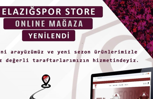 Elazığspor Store online satışlara başladı