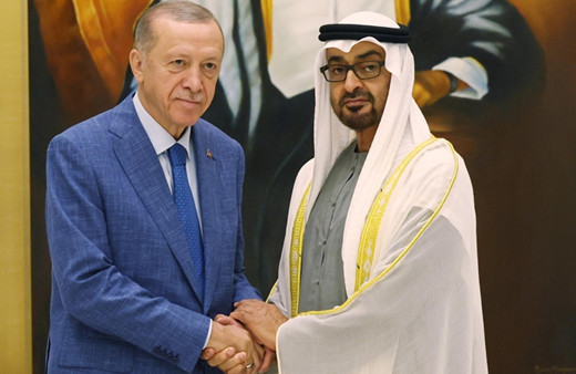 Cumhurbaşkanı Erdoğan, BAE Devlet Başkanı ile görüştü