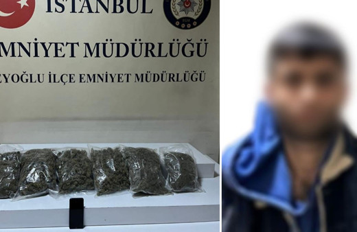 Polisten kaçan uyuşturucu satıcı kovalama sonunda yakalandı!