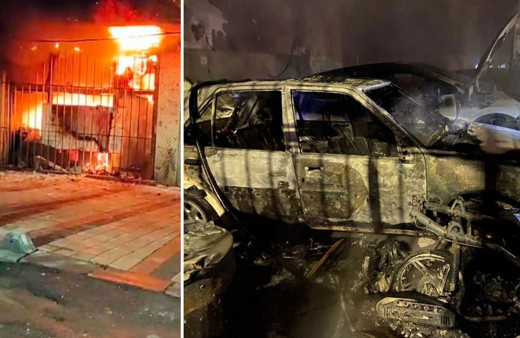 İstanbulda oto tamirhanesinde yangın: 2 otomobil ve 1 motosiklet küle döndü