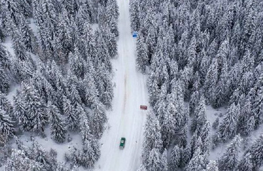 Çin'de çığ düştü: Bin turist mahsur kaldı