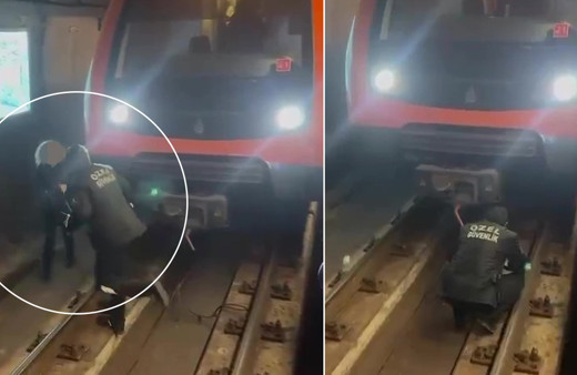 Metroda raylara atladı, kendisini arayan güvenliğe ‘ölmek istiyorum’ dedi