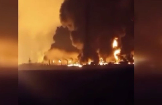 PKK/YPG kontrolündeki yerler tam isabetle vuruldu alevler Nusaybin ilçesinden görüldü