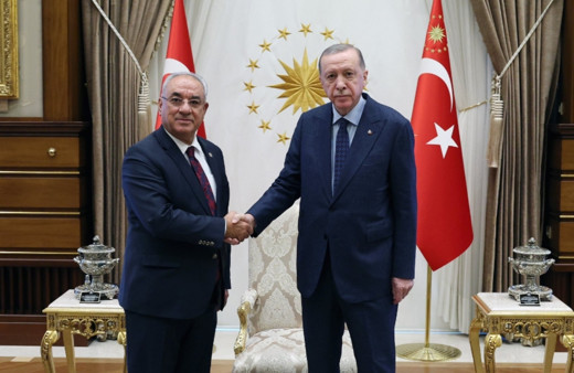 Cumhurbaşkanı Erdoğan, Önder Aksakal ile görüştü