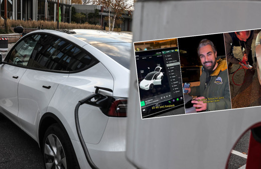 Elektrikli araçlar soğuk havada çileye dönüştü! Bataryalar boşaldı, Uludağ'da Tesla'nın başına gelmeyen kalmadı