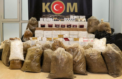Muş'ta bandrolsüz sigara ve tütün ürünleri ele geçirildi