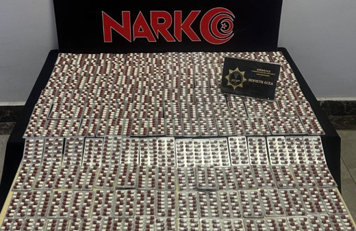 Uyuşturucu hap olarak kullanılıyor, 2 bin 576 adet ele geçirildi