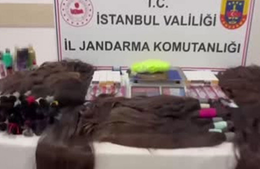 İstanbul'daki 100 kilogram insan saçı ele geçirildi!