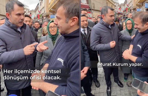 Murat Kurum'dan esnafla kentsel dönüşüm sohbeti: Yaparsa Murat Kurum yapar