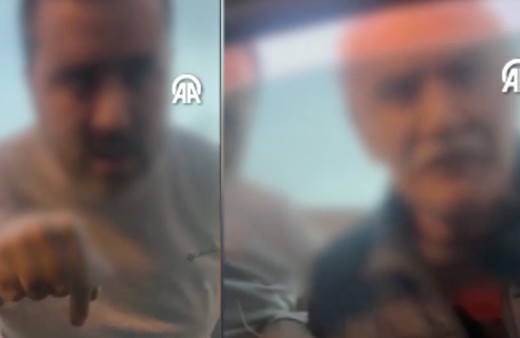 Aracın önünü kesip yumrukladı! İçindeki çocuğa küfürler yağdırdı