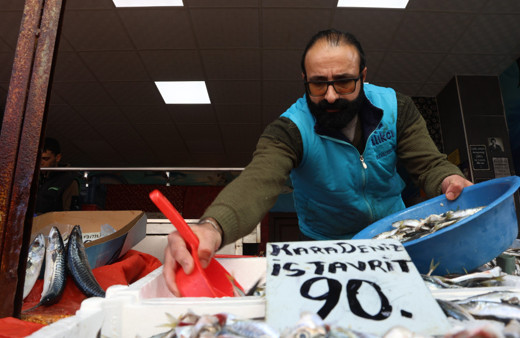 Havalar soğudu, balığa olan rağbet arttı