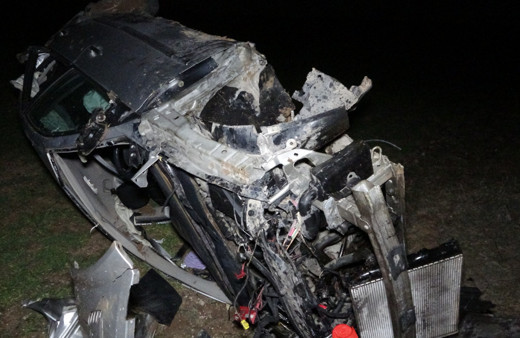 Yoldan çıkan otomobil defalarca takla atarak hurdaya döndü: 2 yaralı