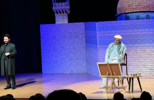 Müzikli tiyatro oyunu "Gaza" ilk kez seyirciyle buluştu