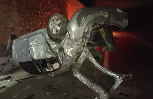 Kütahya'da devrilen otomobilin sürücüsü öldü!