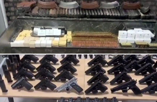 Şırnak’ta bir iş yerinde cephanelik ele geçirildi!